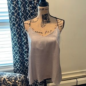 Vici grey spaghetti strap tank